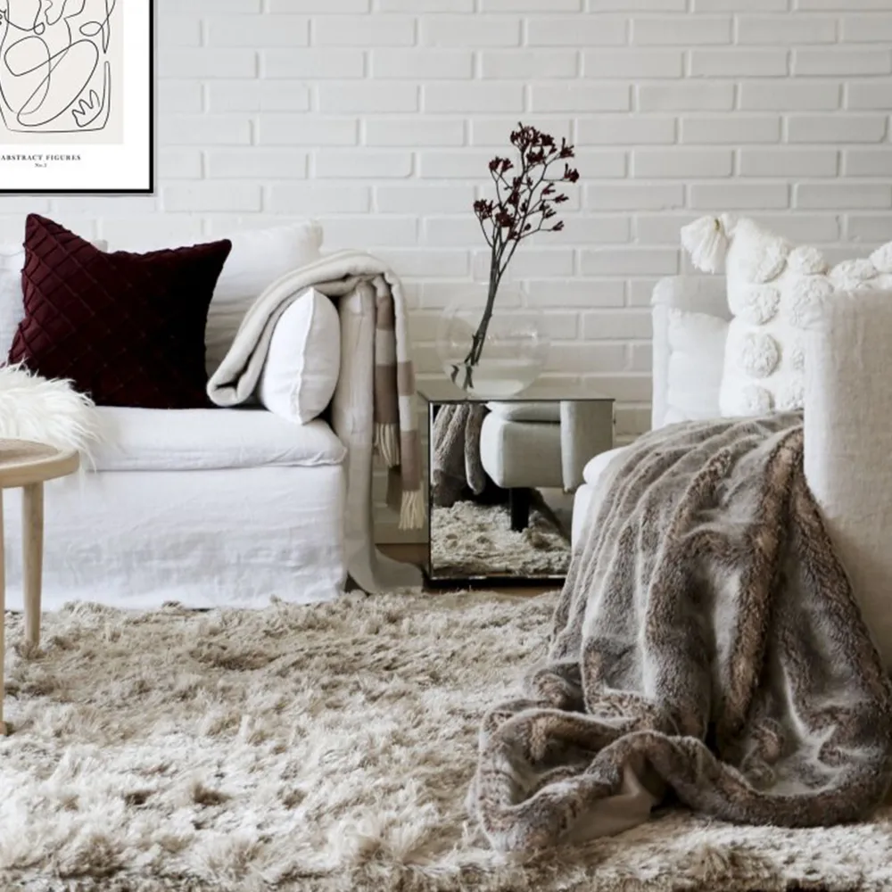 Shaggy teppe 250x350 cm, Champagne Classic Collection