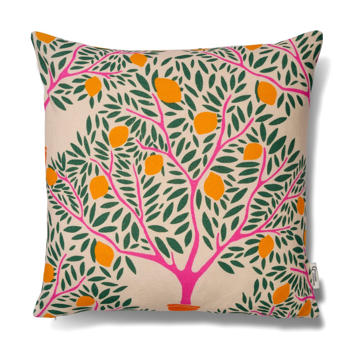 Bilde av Classic Collection Sitronhage putetrekk 50x50 cm Grønn