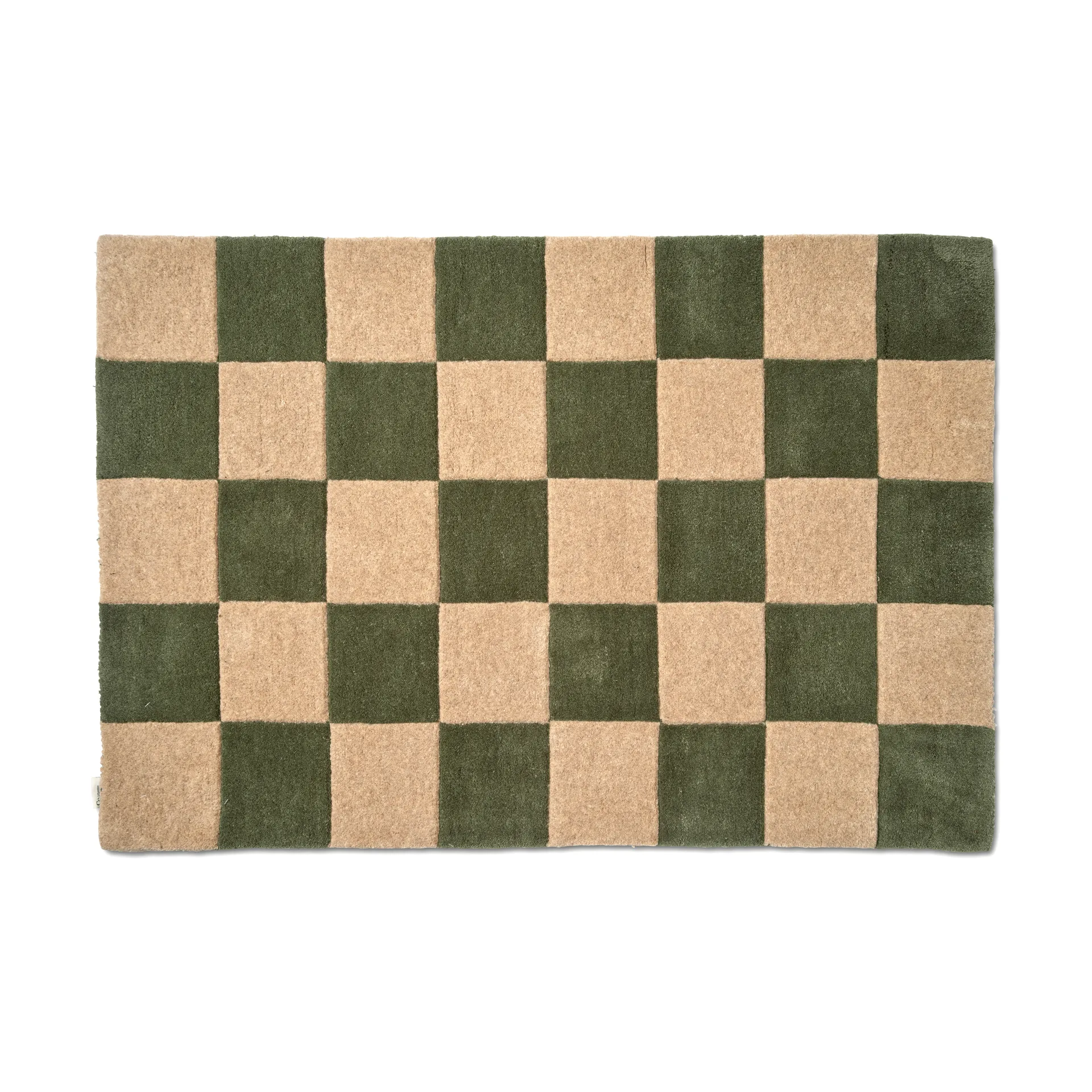 Square dørmatte, Forest green, 85x130 cm Classic Collection