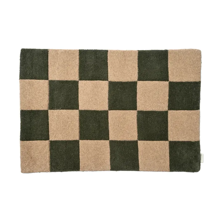 Square dørmatte - Green-natur, 60x90 cm - Classic Collection