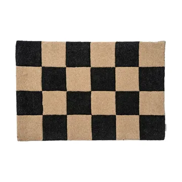 Square dørmatte - Svart-natur, 60x90 cm - Classic Collection