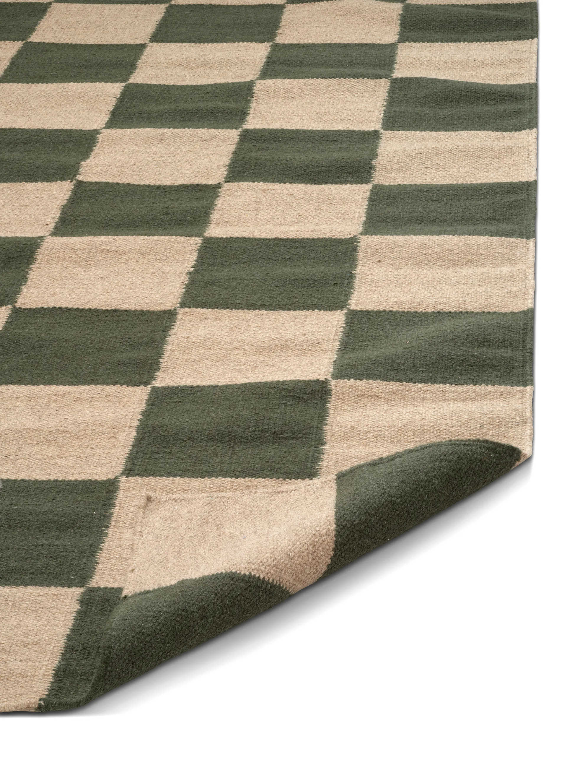 Square teppe, Green-natur, 170x230 cm Classic Collection