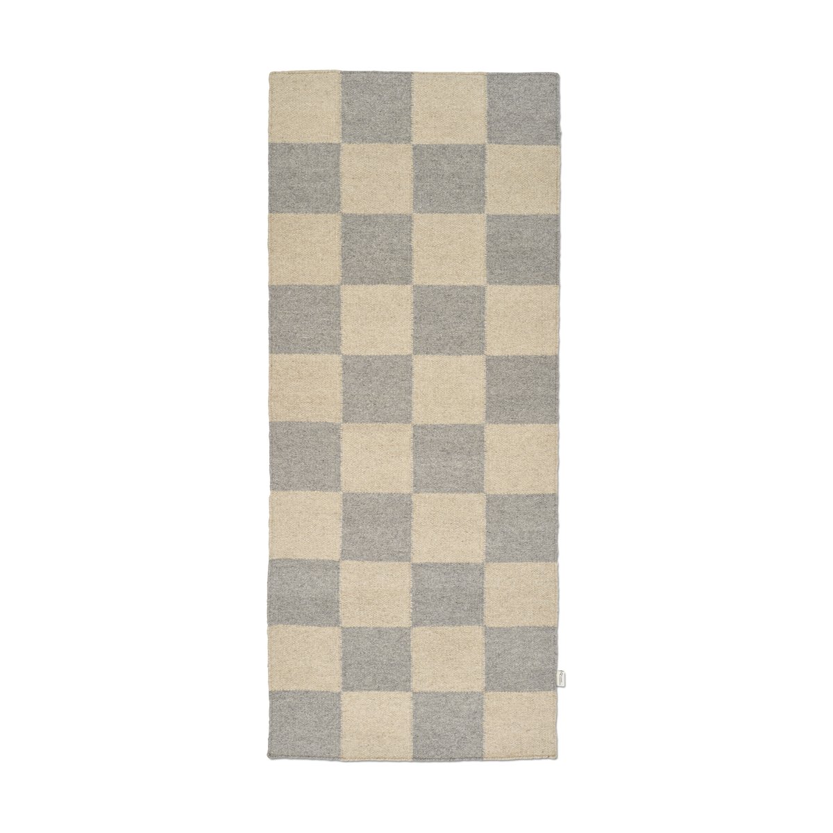 Bilde av Classic Collection Squares løper Grey-natural 80x200 cm