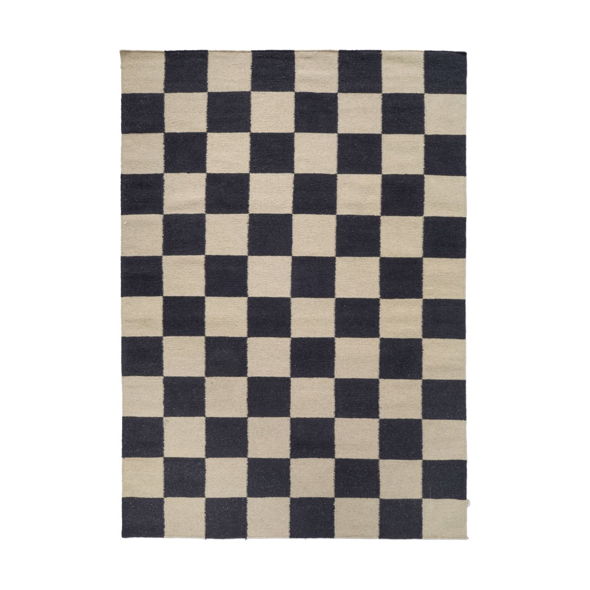 Bilde av Classic Collection Squares teppe Black-natural 300x400 cm