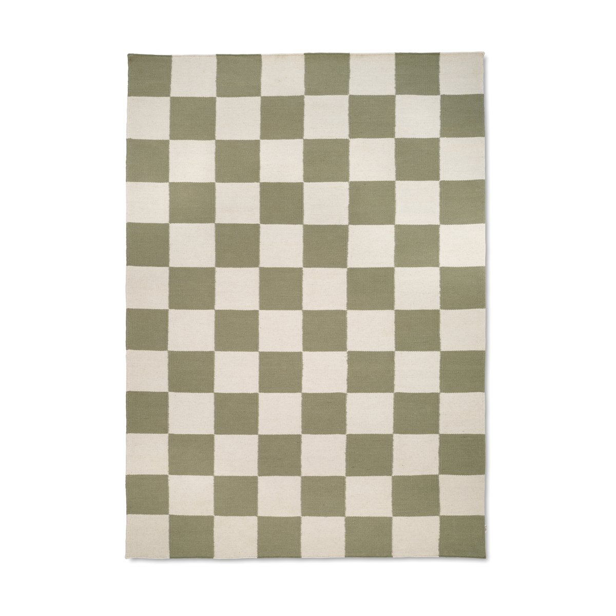 Classic Collection Squares teppe White-green, 300x400 cm
