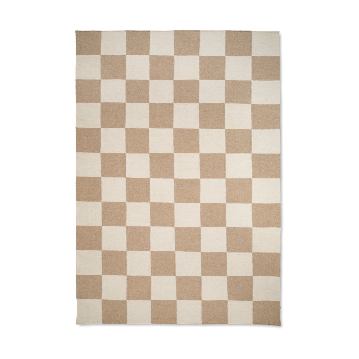 Classic Collection Squares teppe White-natural, 300x400 cm