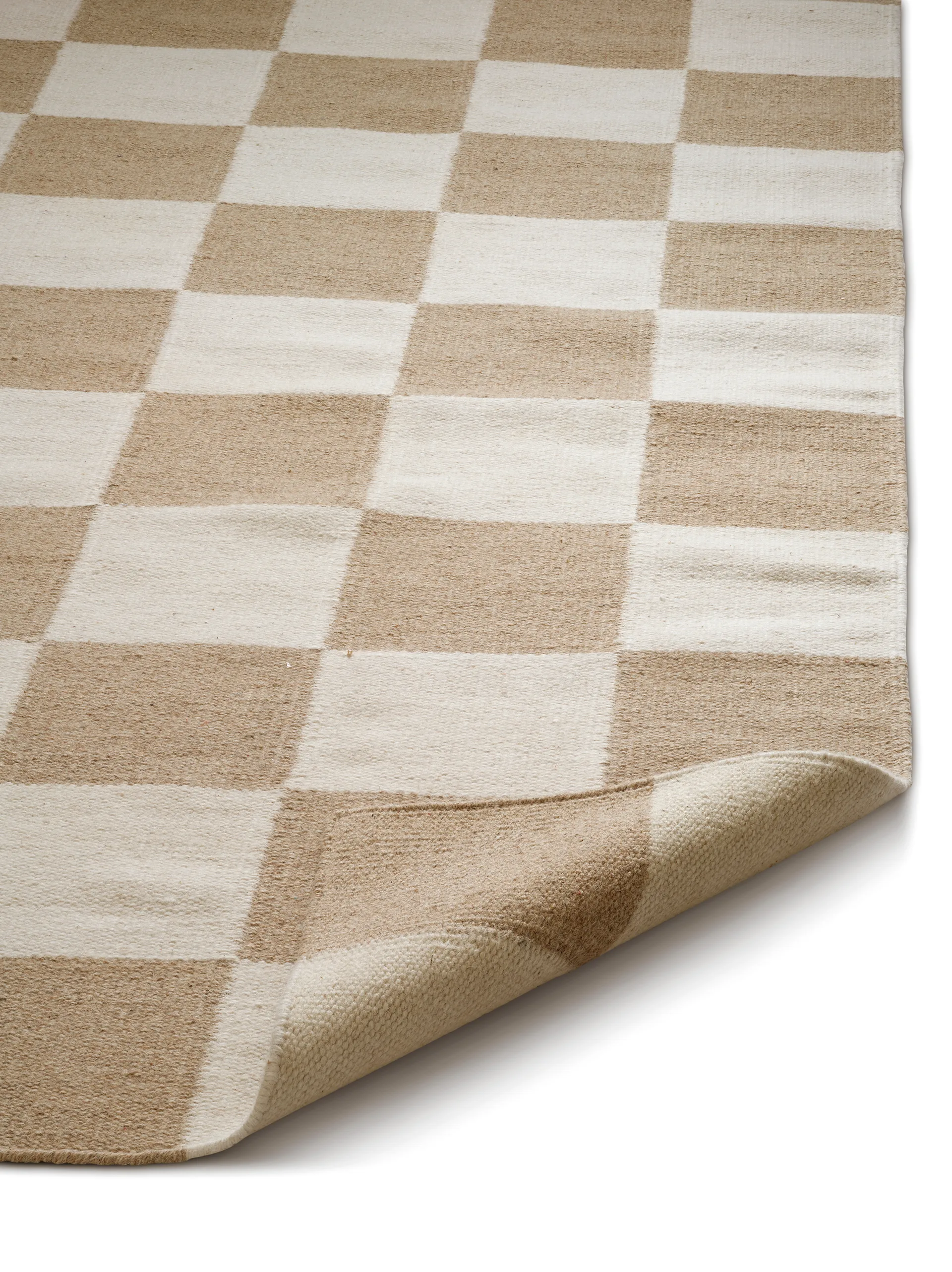 Squares teppe, White-natural, 300x400 cm Classic Collection