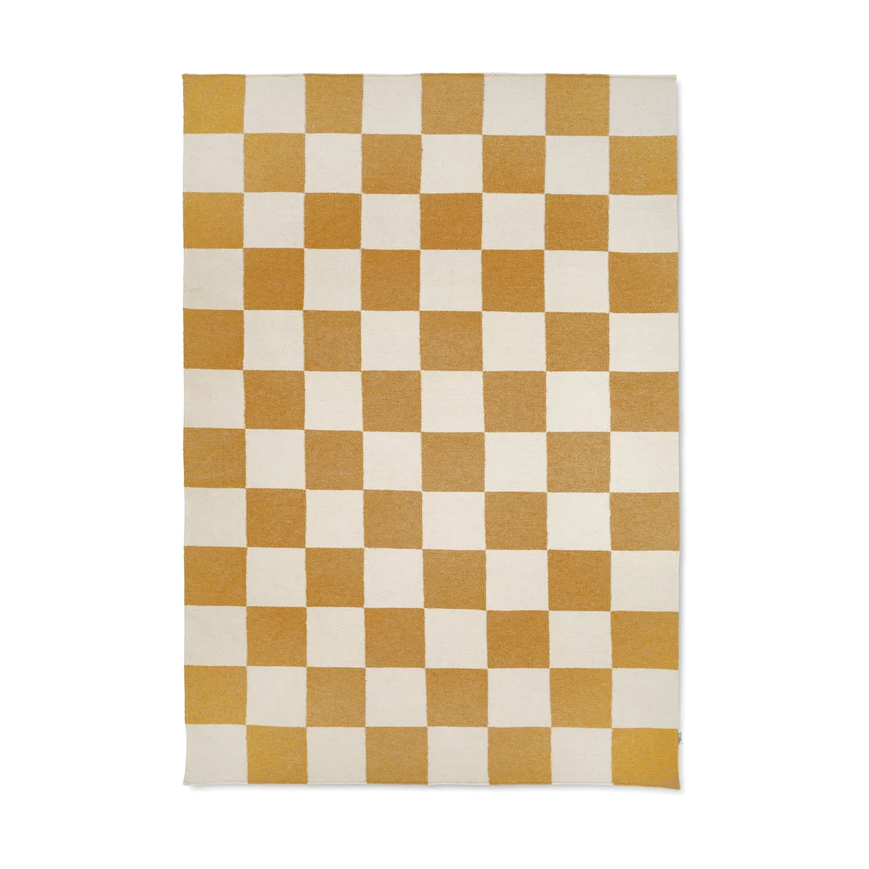 Classic Collection Squares teppe White-yellow, 200x300 cm