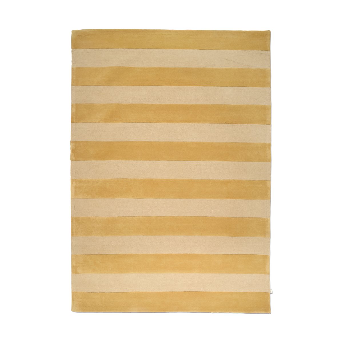 Classic Collection Stripe Boucle teppe Yellow, 250x350 cm