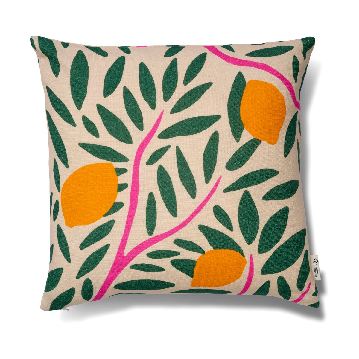 Bilde av Classic Collection Sunny citrus putetrekk 50x50 cm Grønn