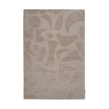 Vivid ullteppe 170x230 cm - Beige - Classic Collection