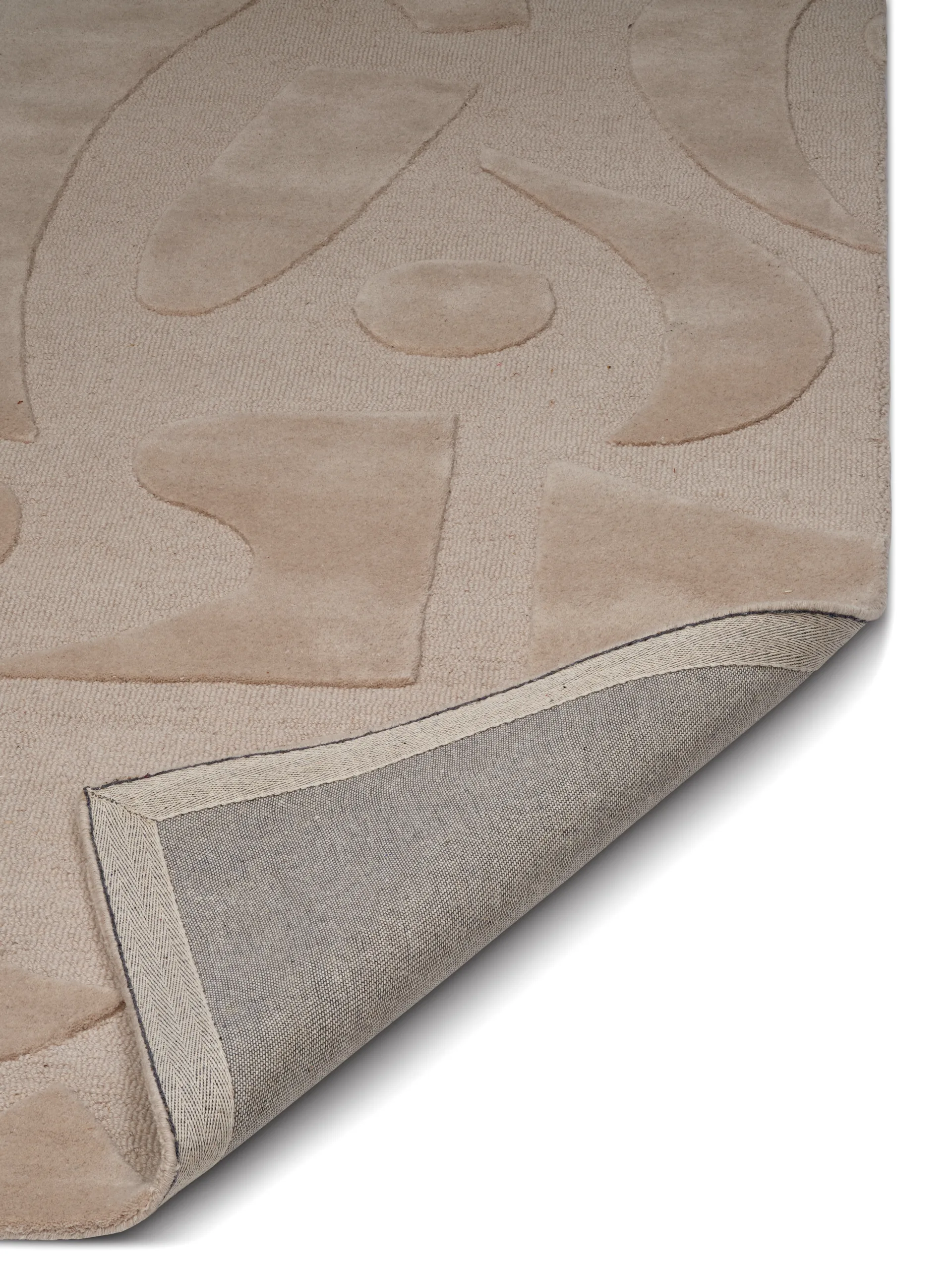 Vivid ullteppe 170x230 cm, Beige Classic Collection