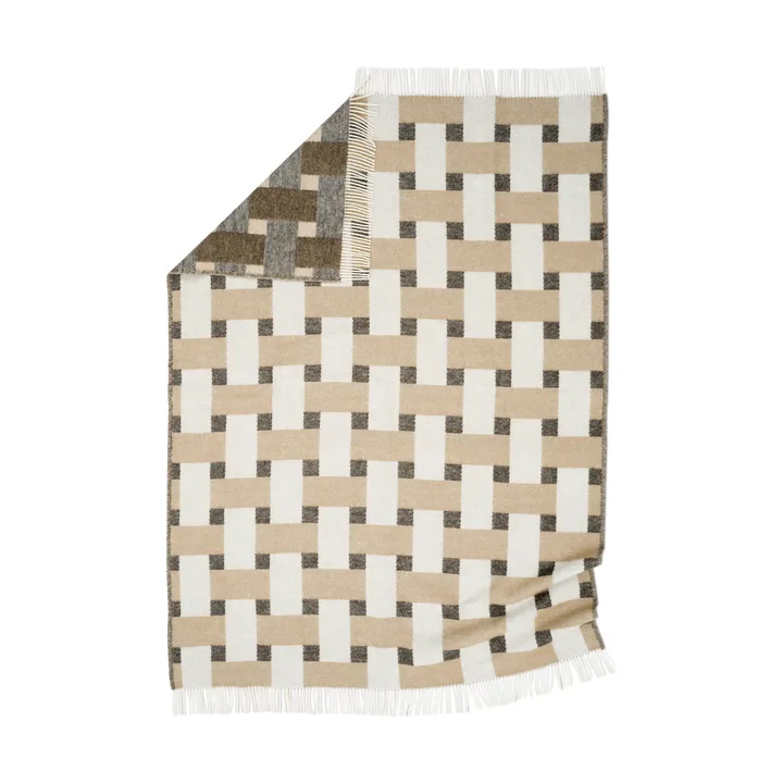 Weave pledd 130x180 cm - Beige - Classic Collection