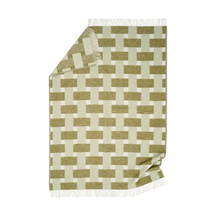 Weave pledd 130x180 cm - Grønn - Classic Collection