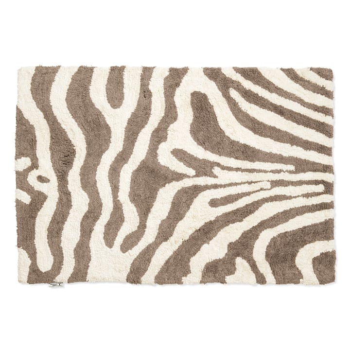 Zebra baderomsmatte 60x90 cm, Simply taupe-hvit Classic Collection