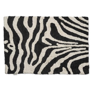 Zebra baderomsmatte 60x90 cm - Svart-hvit - Classic Collection