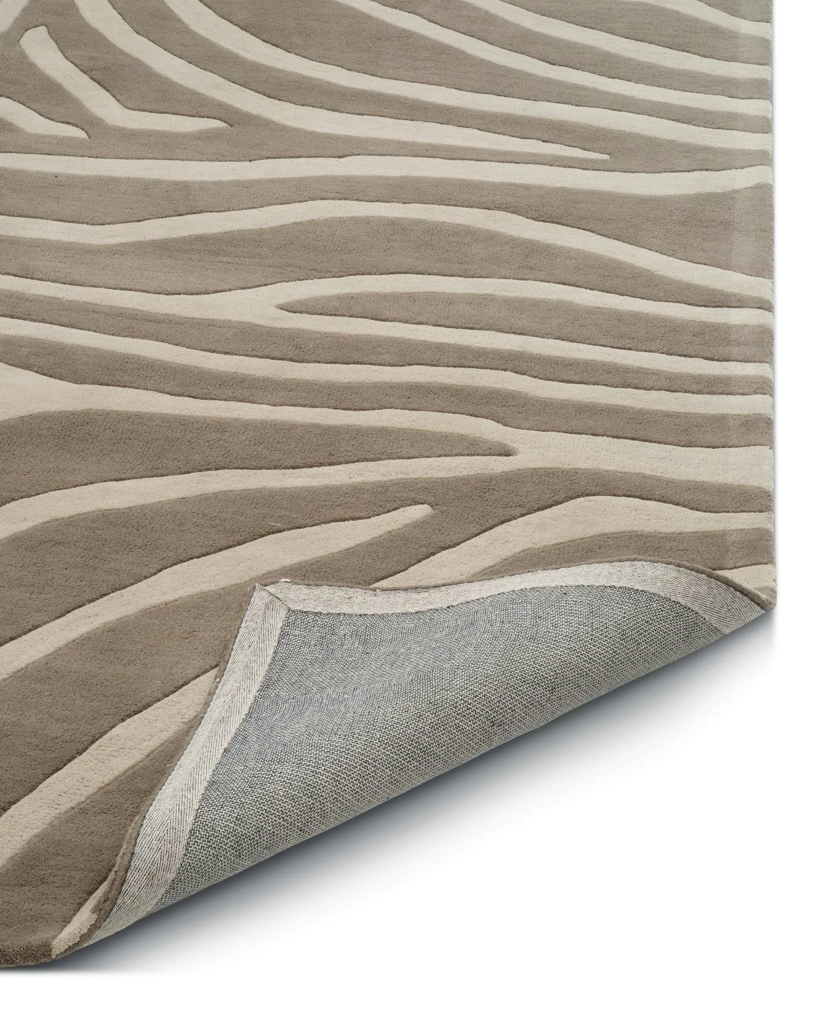 Zebra gulvteppe 250x350 cm, Beige, 170x230 cm Classic Collection