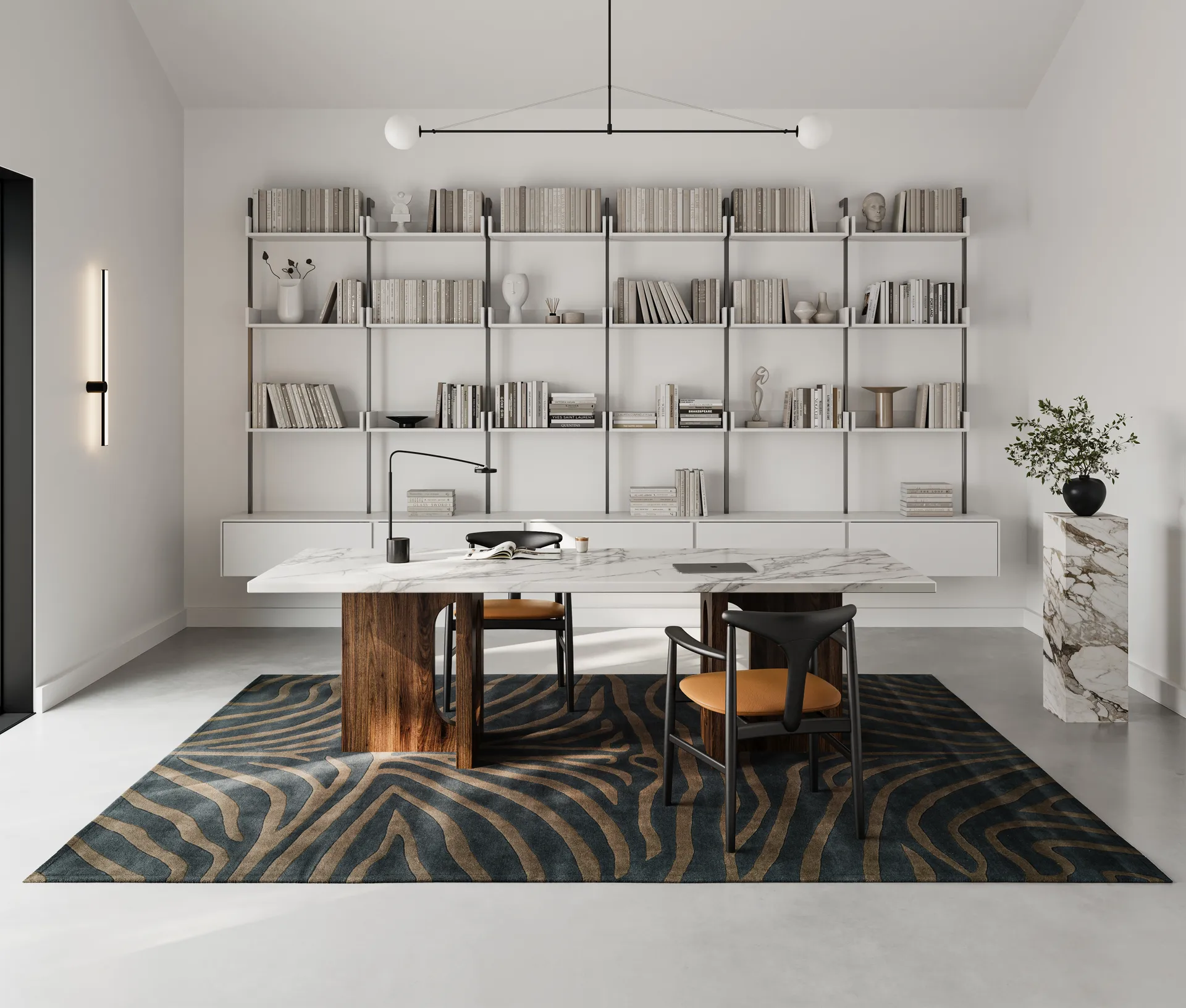 Zebra gulvteppe 250x350 cm, Horizon Classic Collection