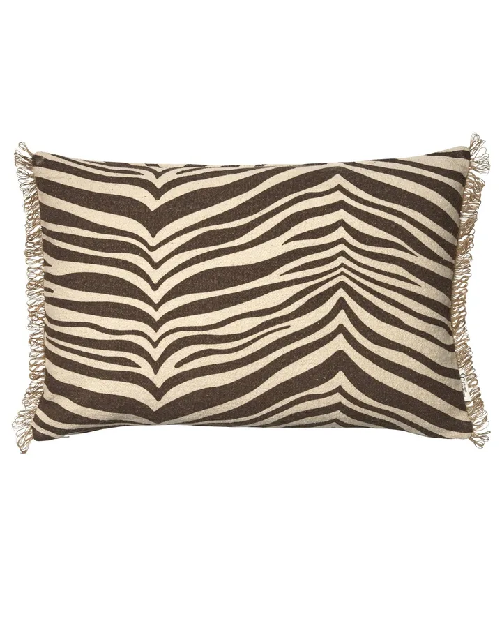 Zebra pute - Brun-natur, 40x60 cm - Classic Collection