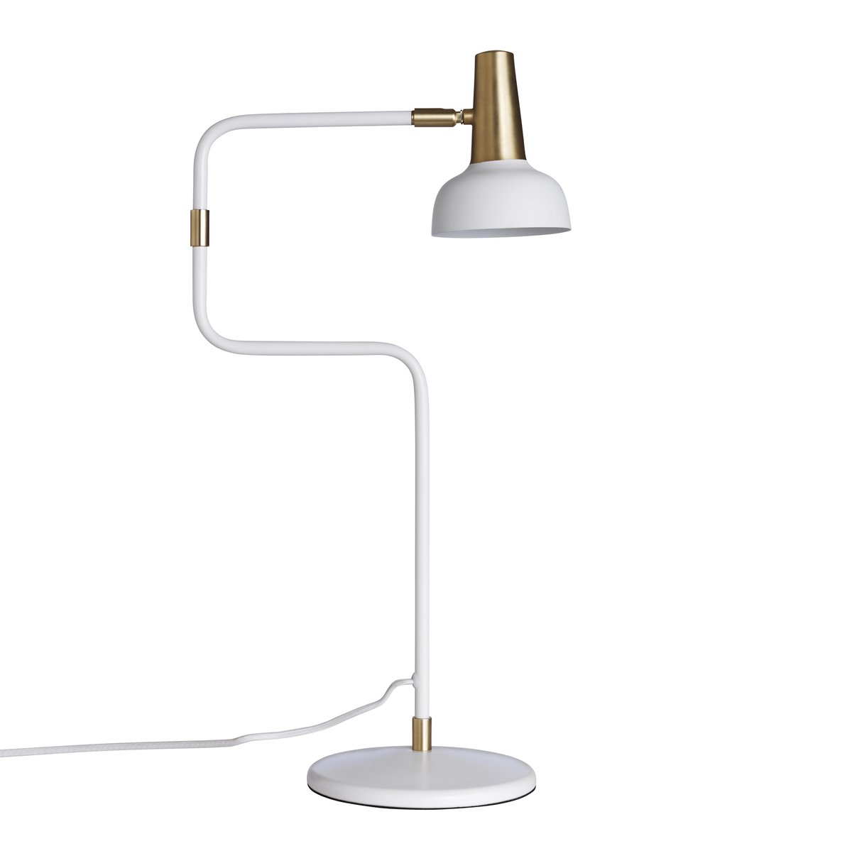 Bilde av CO Bankeryd Ray bordlampe hvit-messing