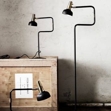 Ray bordlampe - Sort, nikkeldetaljer - CO Bankeryd
