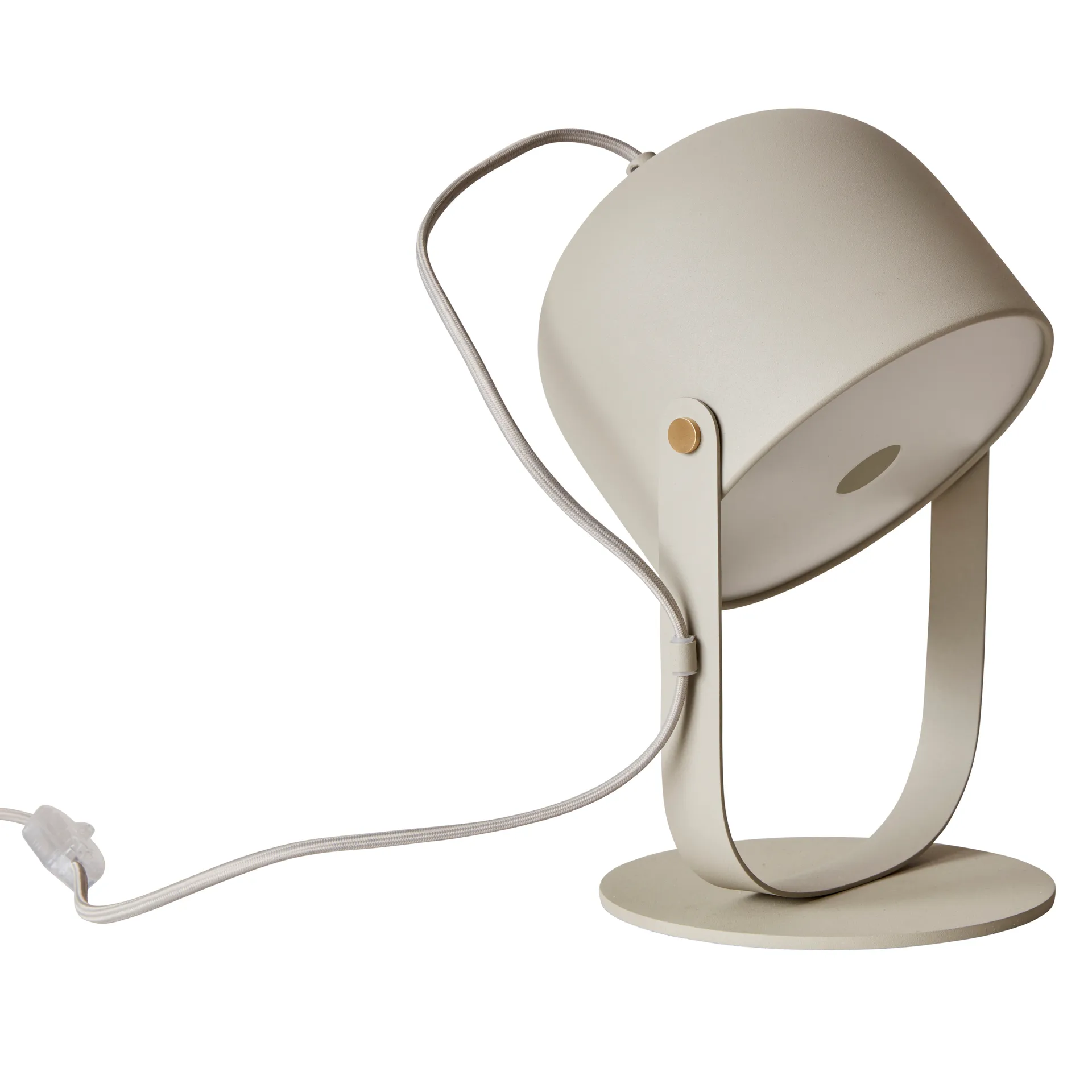 Svejk 18 bordlampe, Beige-messing CO Bankeryd