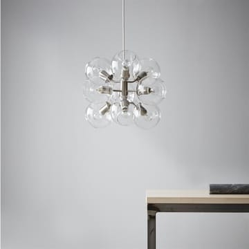 Tage taklampe - sølv-klarglass - CO Bankeryd