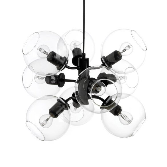 Bilde av CO Bankeryd Tage taklampe sort-klarglass