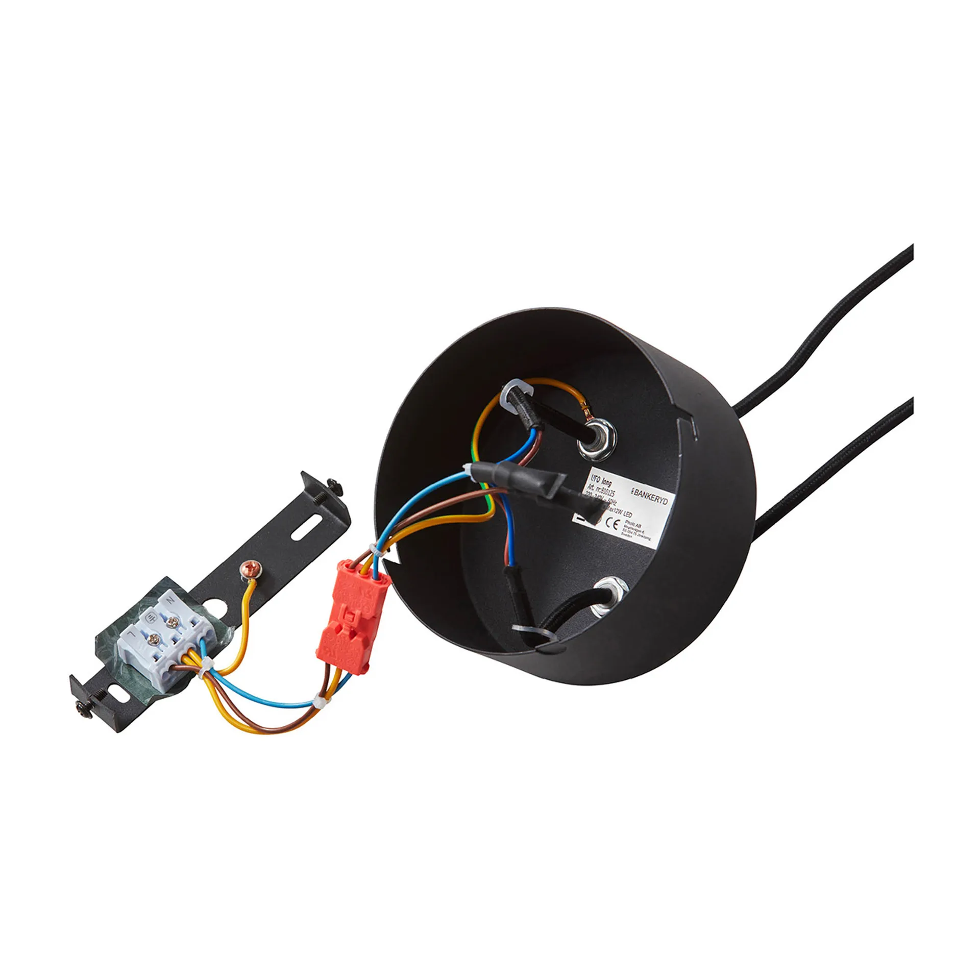 Ufo Long pendel, Sort CO Bankeryd