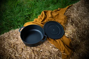 Combekk Enameled støpejernsgryte Ø28 cm - Black - Combekk