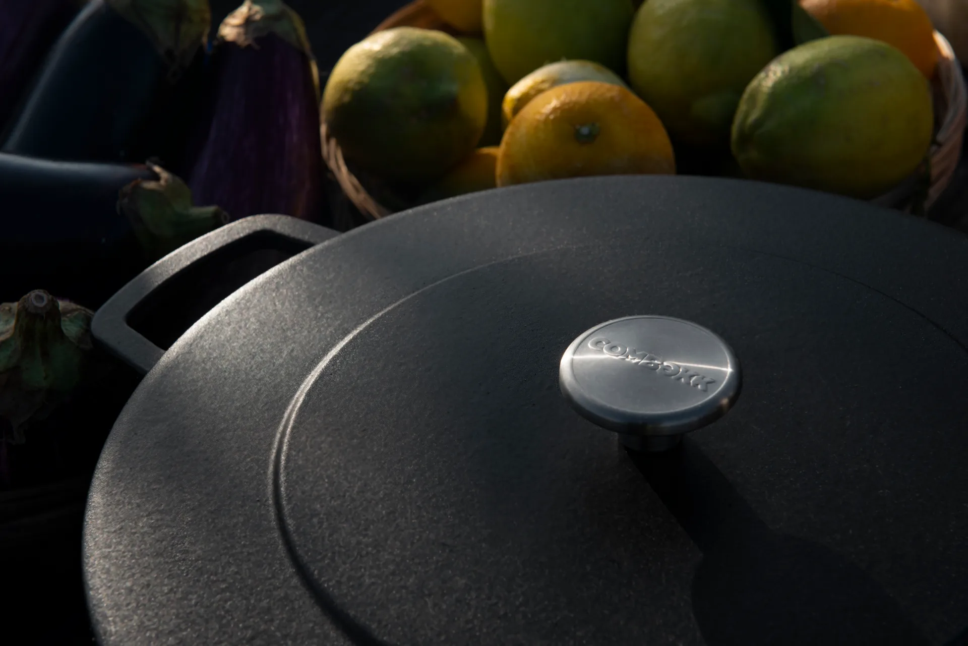 Combekk Enameled støpejernsgryte Ø32 cm, Black Combekk