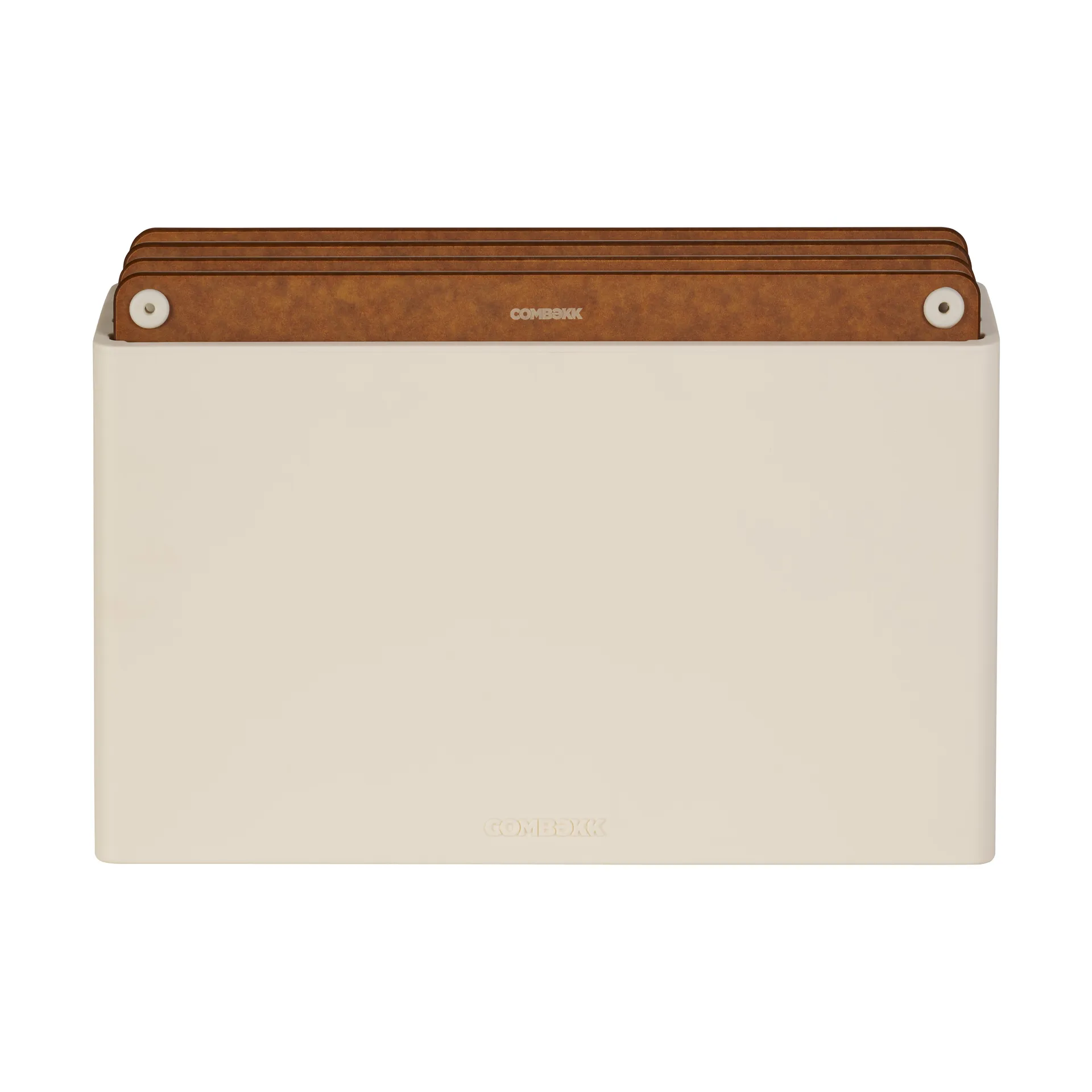 Combekk skjærebrett 5 deler, Sand-brown Combekk