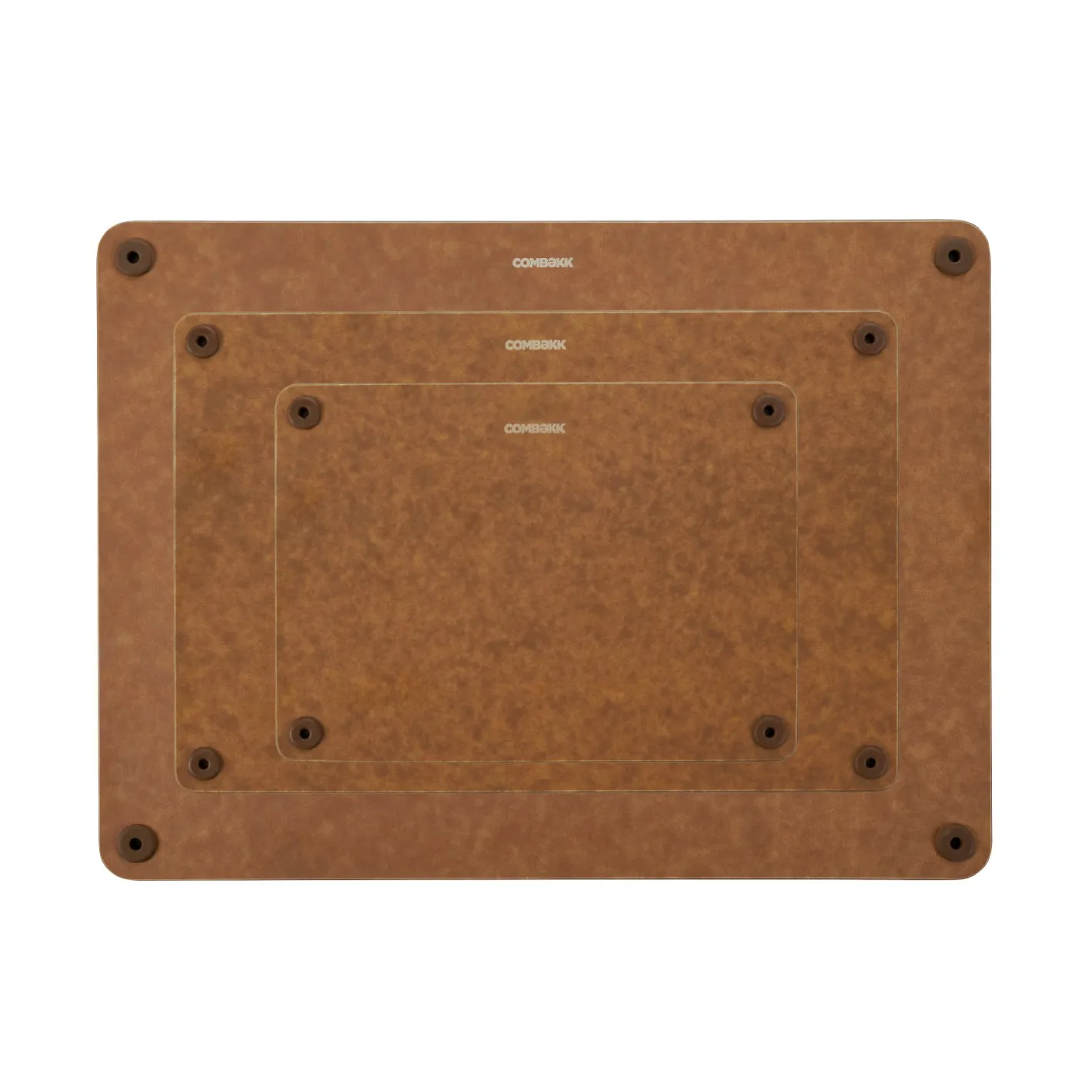 Combekk skjærebrett tre 3 deler, Brown Combekk