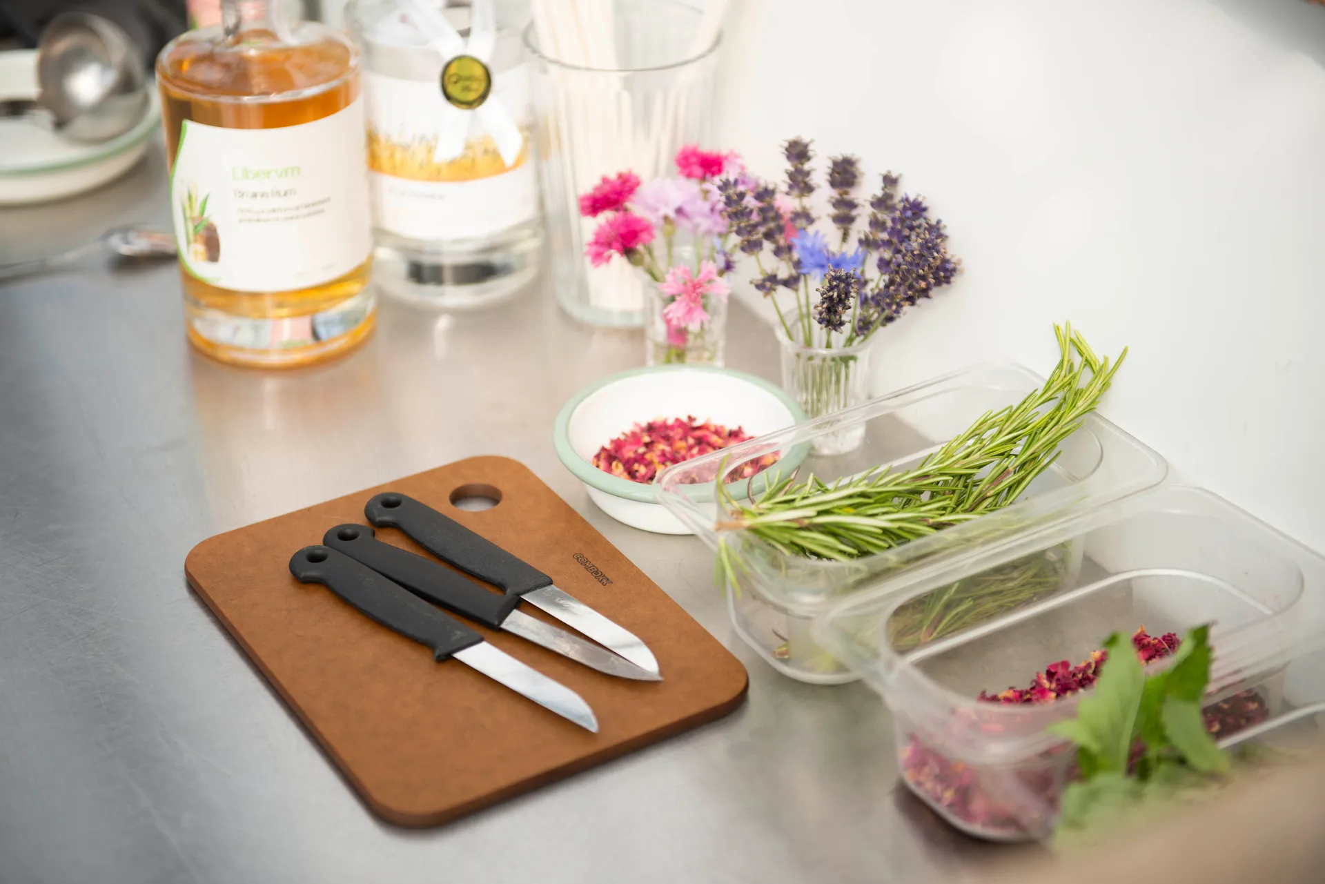 Combekk skjærebrett tre 3 deler, Brown Combekk