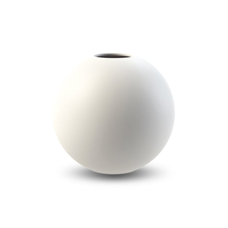 Bilde av Cooee Design Ball vase white 10 cm