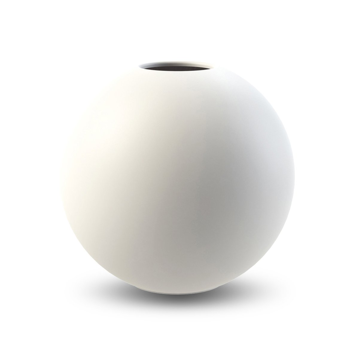 Bilde av Cooee Design Ball vase white 20 cm