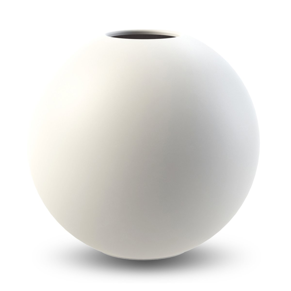 Bilde av Cooee Design Ball vase white 30 cm