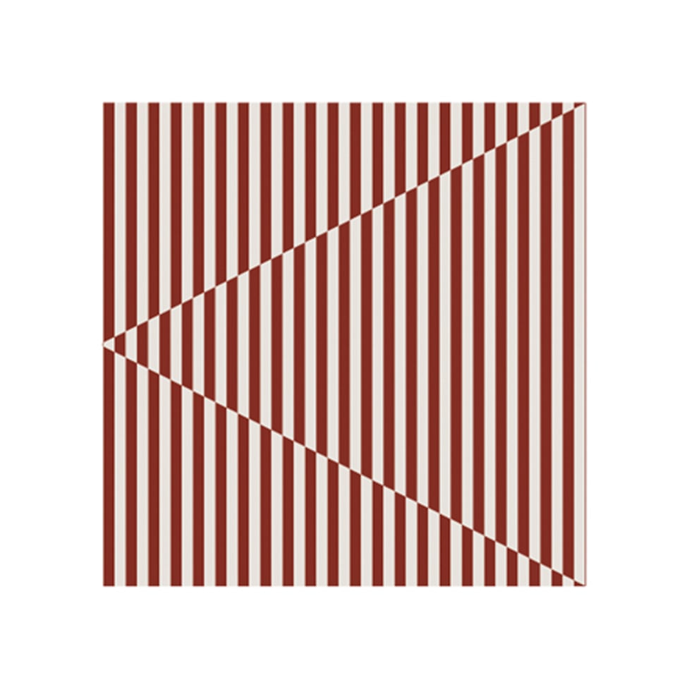 Cooee Design Broken Lines servietter 33 x 33 cm 20-pakning Berry-white