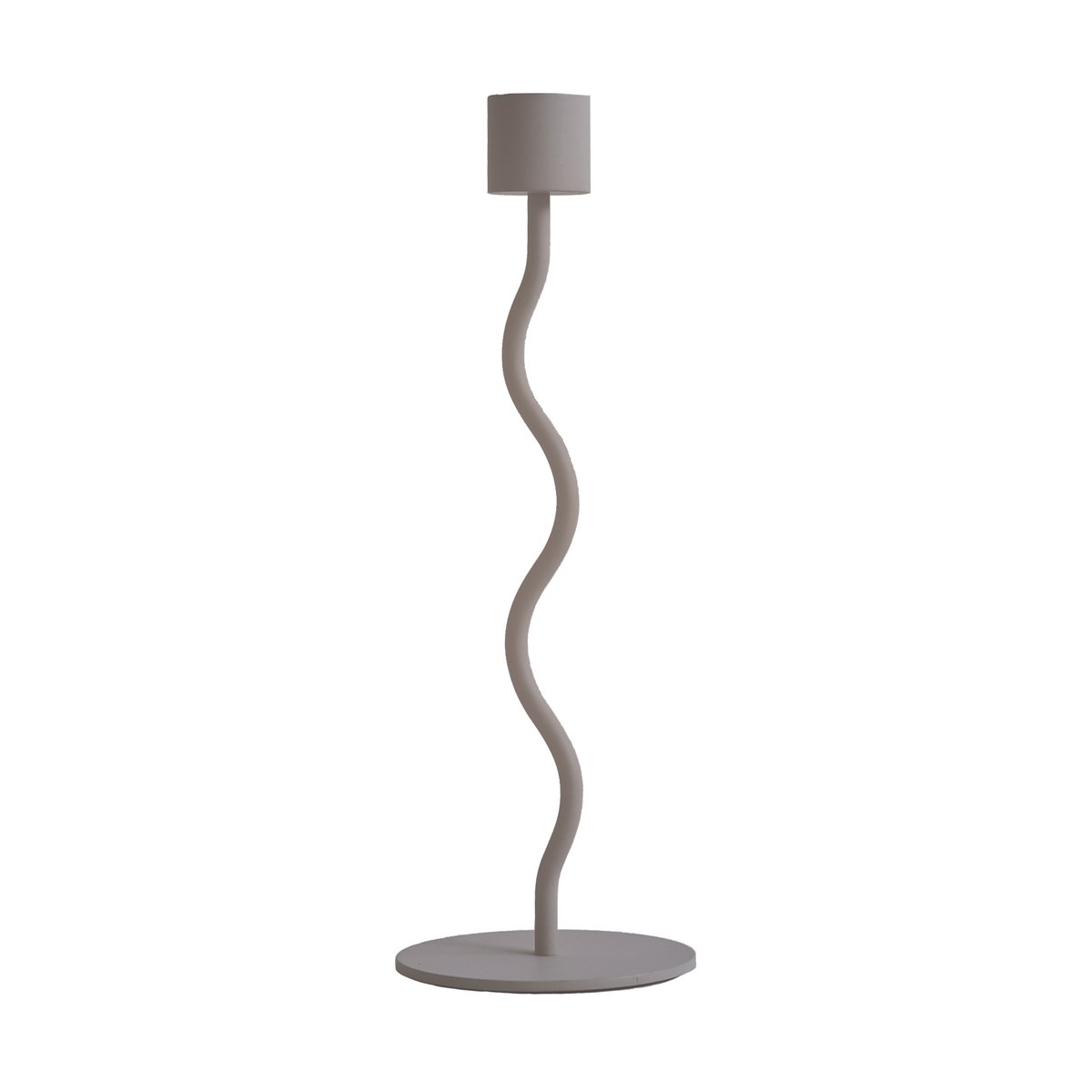 Cooee Design Curved lysestake 23 cm Taupe