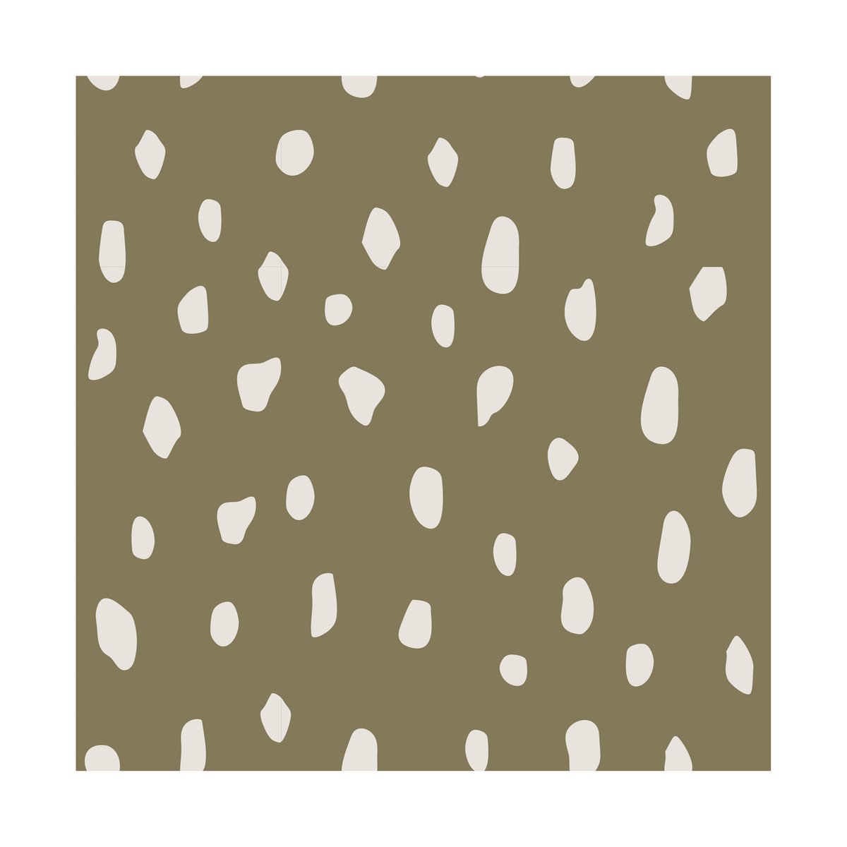 Cooee Design Dots servietter 33 x 33 cm 20-pakning Olive
