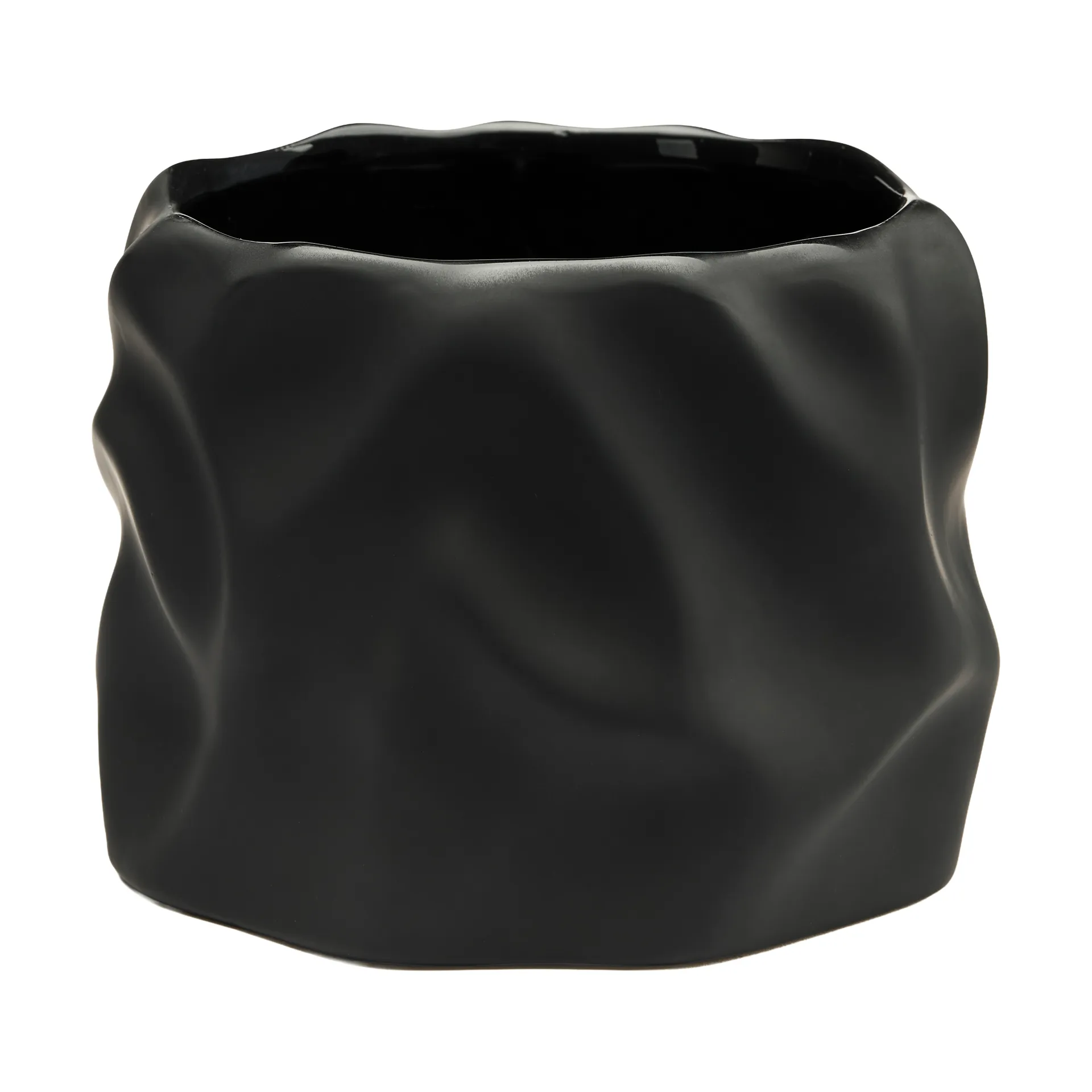 Drift desert blomsterpotte, Black, liten Ø15 cm Cooee Design