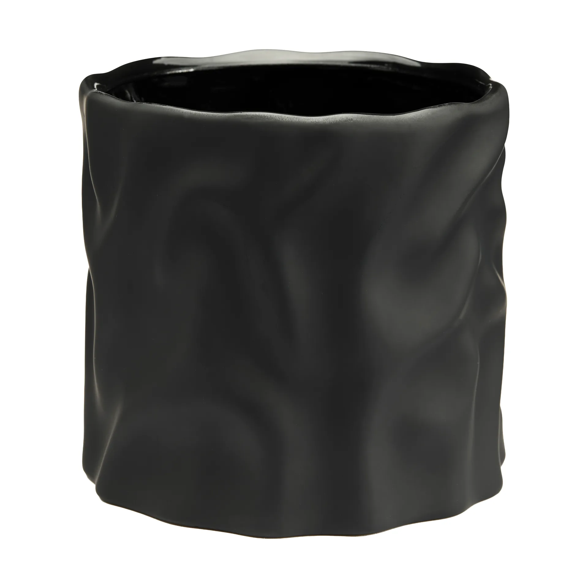Drift desert blomsterpotte, Black, medium Ø17,5 cm Cooee Design
