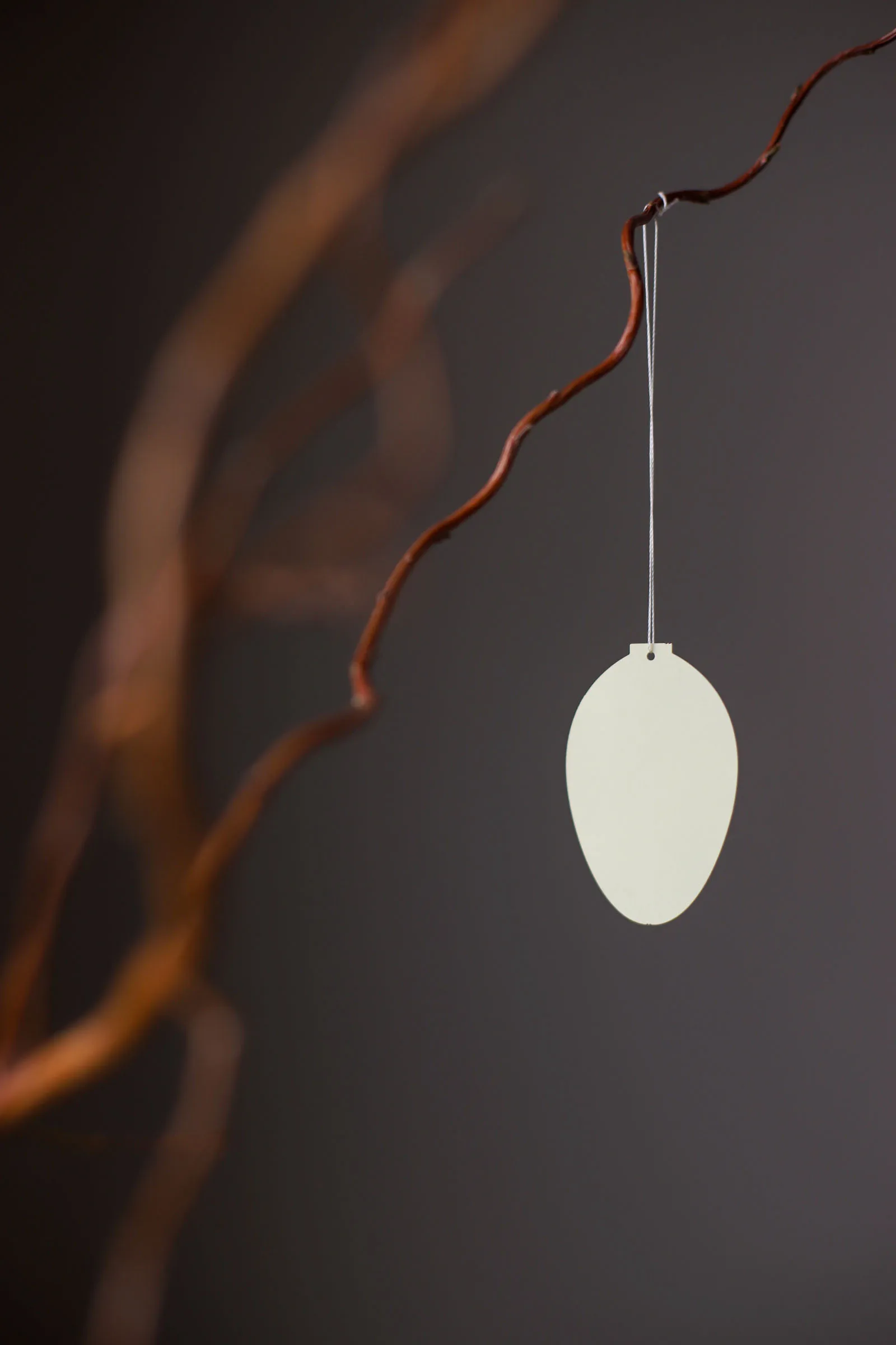 Easter Deco egg påskepynt 4-pakning, Light yellow Cooee Design