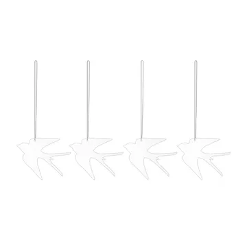 Easter Deco fugl påskepynt 4-pakning - White - Cooee Design