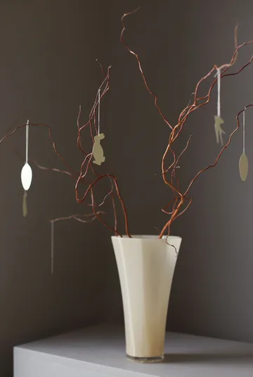 Easter Deco hare påskepynt 4-pakning - Light yellow - Cooee Design