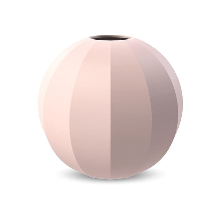 Edge Ball vase 15 cm - Dusty pink - Cooee Design