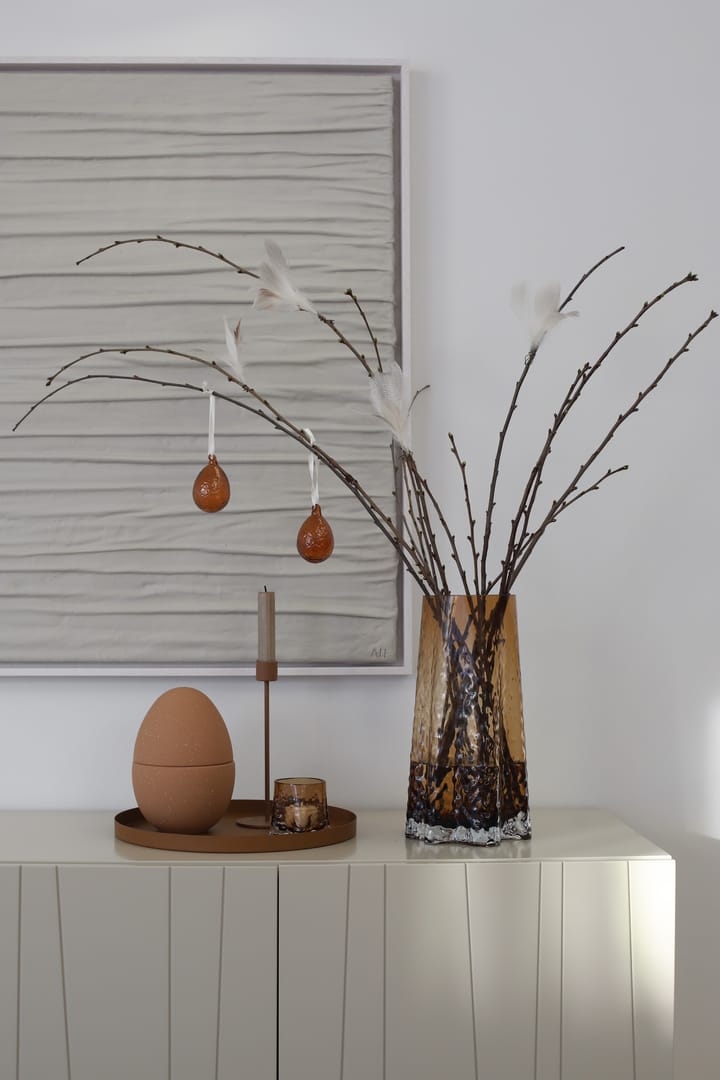 Gry påskeanheng Egg 2-pk, Cognac Cooee Design