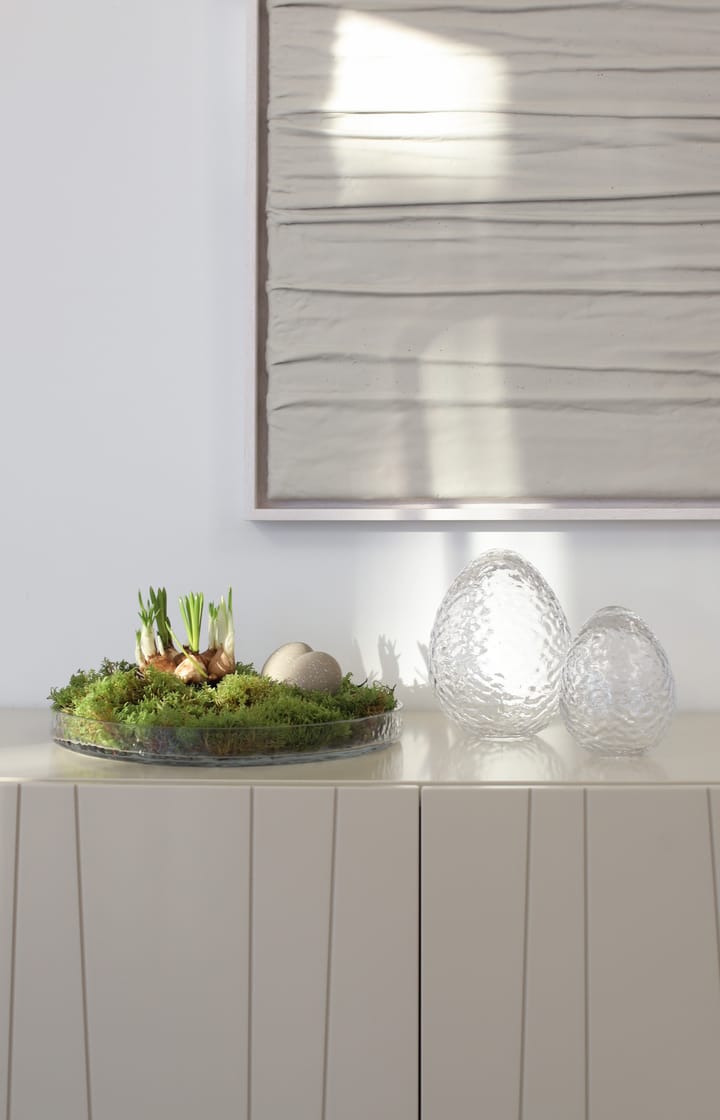Gry stående egg 16 cm - Clear - Cooee Design