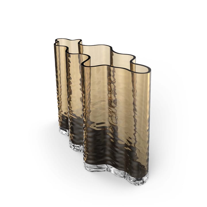 Gry wide vase 24 cm - Cognac - Cooee Design