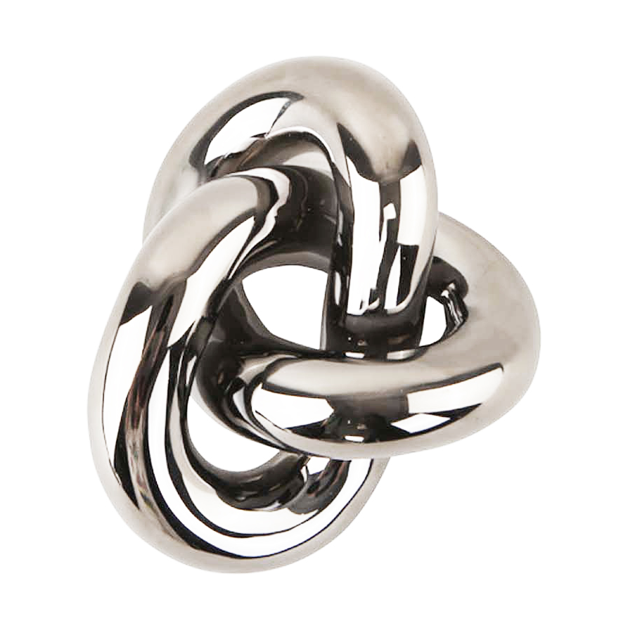 Cooee Design Knot Table large dekorasjon Light Silver